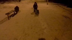 Мини мотособака с двигателем от бензокосы.