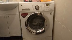 Стиральная машина lg f1089nd стирка постельного белья хлопок быстро часть 2.