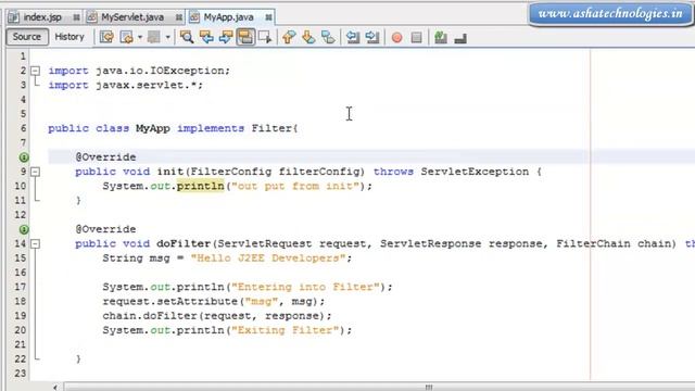 J2EE Servlet Tutorials For Beginners 25 How to use fileters in jsp and servlets part 1 смотреть онлайн