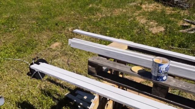 Дачный туалет своими руками День 5. Покраска. смотреть онлайн