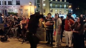 Уличные музыканты в старом Тбилиси