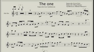 Supacooks feat. Syntheticsax – The One (Backing track & Sheet music for sax alto)