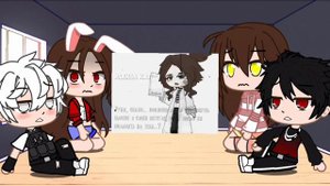 Реакция 🍭Руня попала в школу хулиганов🍫 на Руню🐰