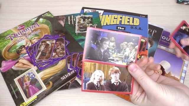 Меняемся наклейками (Рататуй, Рапунцель, ГП и ОФ, ГП Волшебный мир, Симпсоны). Часть 105 смотреть онлайн