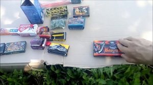 обзор петард  корсар 1,2,3,4,5,6,8 ракеты ,салюты , фонтан.