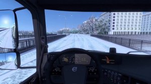 Euro Truck Simulator 2 #154 ДО КАЛИНИНГРАДА ПАРОЖНИКОМ ПО СБОРКЕ RUS MAP & SR С ЗИМНИМ МОДОМ