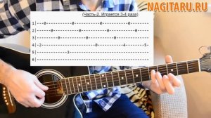 Простая и красивая мелодия на гитаре для начинающих - Подробный разбор