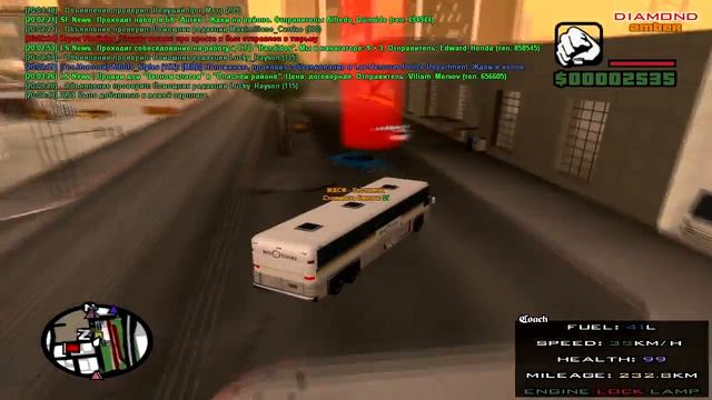 Какой маршрут автобуса самый прибыльный? - GTA SAMP | #9 [Diamond RP] смотреть онлайн