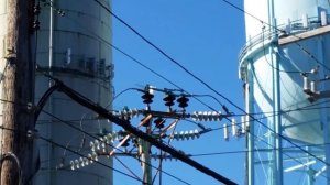 Электрическая дуга на разъединителе ⚡️69кВ⚡️