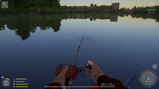 Русская рыбалка 4 - река Волхов - Сом выше островов смотреть онлайн