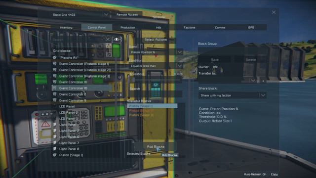 Staging Pistons & Auto Retract In Space Engineers смотреть онлайн