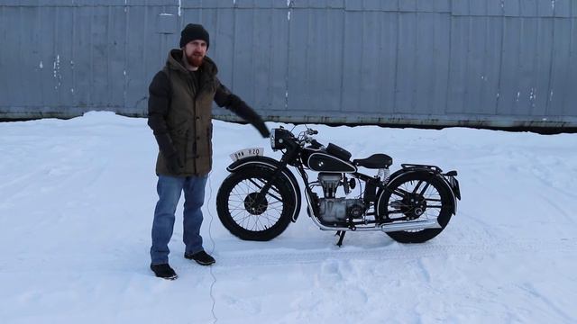 Мотоцикл BMW R20 от мотоателье Ретроцикл. смотреть онлайн