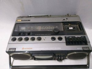 HITACHI K-62E TV Radio Cassette Recorder Japan.