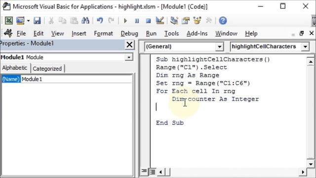 Highlight Characters in String Using VBA смотреть онлайн