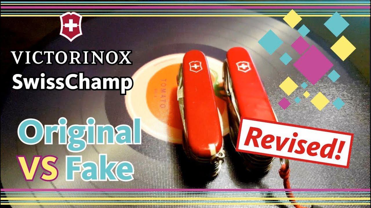 Victorinox Swisschamp: Сравнение оригинала и китайской подделки NEW! // Original vs Fake смотреть онлайн