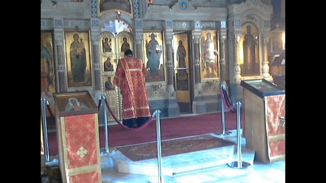 Водосвятный молебен. Литургия свт. Иоанна Златоуста смотреть онлайн