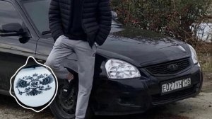 😈едет катится занижена приора 😈