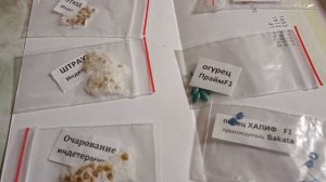 Распаковка семян с канала @вогородепро
