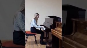 Соната №1 Л.Бетховен f moll соч.2 №1, Прелюдия №2 Д.Кабалевский соч.38, ДМШ №19 г.Анжеро-Судженск