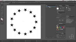 Make a Circle of Stars (Updated!) Blend, Replace Spine, Adobe Illustrator | Jeff Hobrath Art Studio