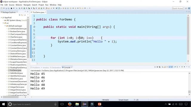 Java For Loop - How to Use the For Loop by Example - Java Programming - Appficial смотреть онлайн