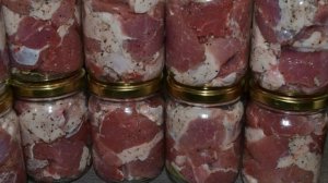 Тушенка из свинины в духовке