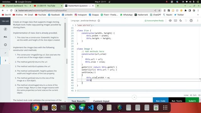 JavaScript (Intermediate) | Image Cloning Problem | Hackerrank Certifications  #HackerankSolutions