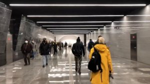 Метро. Новый переход с «Петровского парка» на «Динамо».