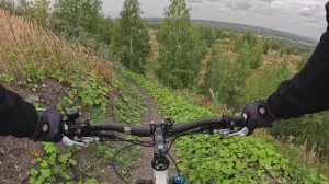 Байк-парк  Ривьера. Зеленая - синяя Дизельная - зеленая  трасса.