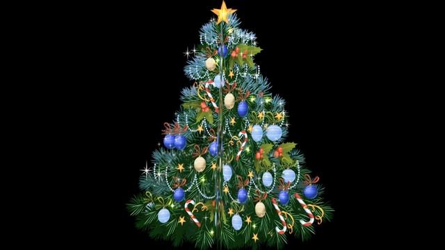 Футаж ёлка голубая смотреть онлайн