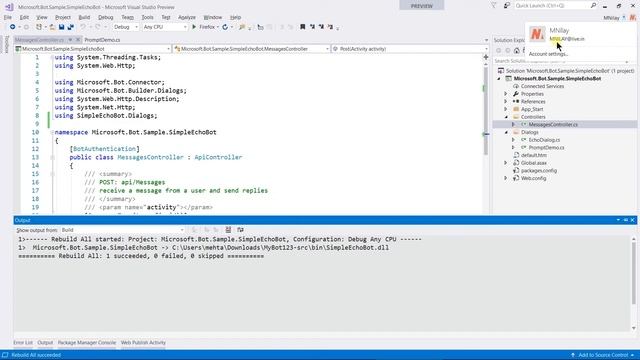 Deploy your Bot on Azure | Part - 16 | Using Microsoft Bot Framework, LUIS, and Cognitive Services смотреть онлайн
