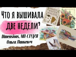 163. Продвижения за ДВЕ НЕДЕЛИ | Планы на СЕНТЯБРЬ | Вышивка крестом