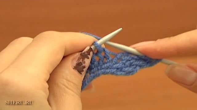 Free Knitting Stitch Pattern  Урок 17 Как вязать узор спицами трубочки