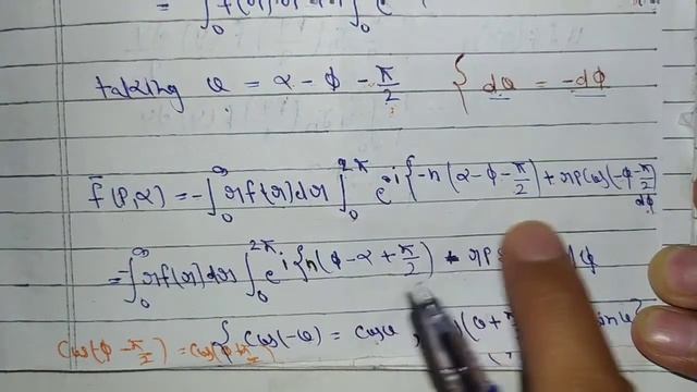 Inversion formula for the hankel Transform смотреть онлайн