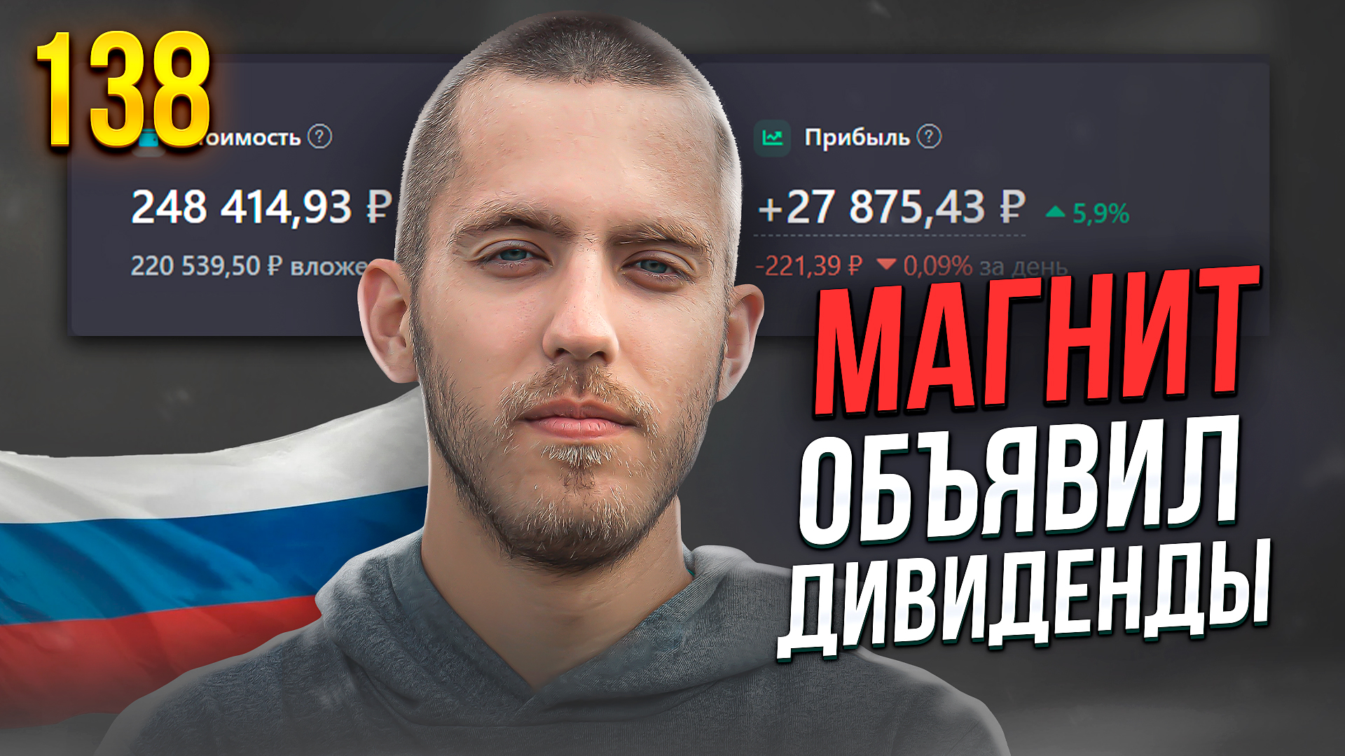 Магнит Объявил Дивиденды! Докупил Акции Газпрома. Портфель в шаге от цели! Выпуск 138