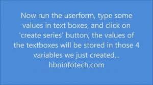 Excel vba Userform tutorial - How to create number series using Userform Part 2