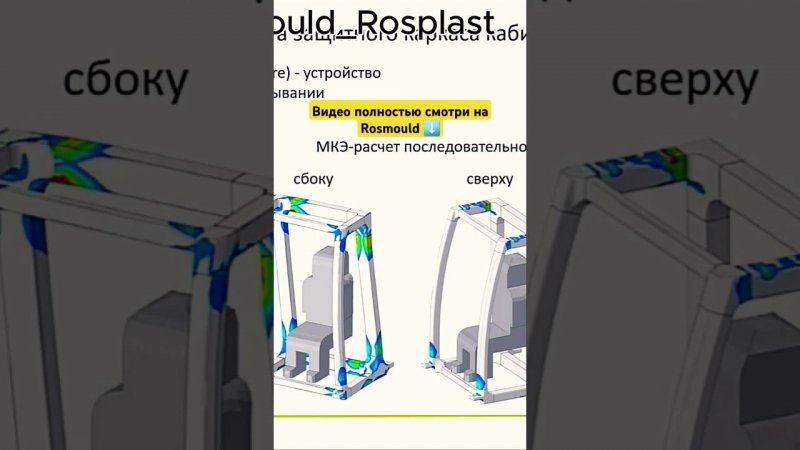 Пластичность защитного каркаса кабины