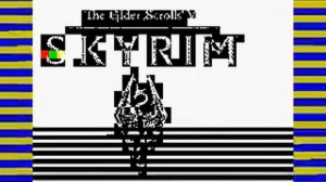 The Elders Scrolls V: Skyrim - Loading screen (ZX Spectrum)