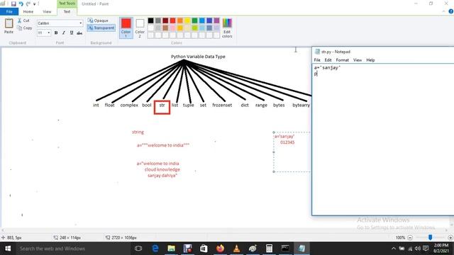 Python Data-Type (Str)  | WhatsAPP No- 8817442344