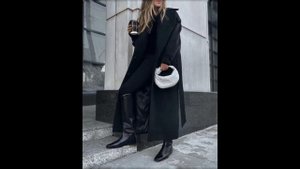 С чем носить длинное пальто - 13 эффектных и стильных примеров на эту осень