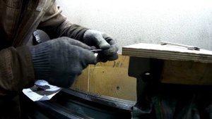 Расточка задней бабки токарного С8С