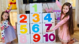 Полина и Даша Учимся считать от 1  до  10