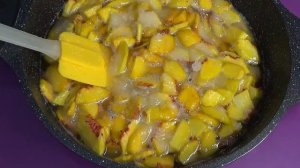 Вкуснейшее варенье из персиков с кусочками лимона