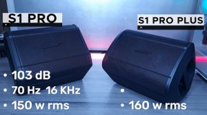 COMPARATIVA | S1 PRO vs S1 PRO PLUS  | BOSE | SISTEMA PA