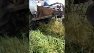 Самодельная косилка-измельчитель.