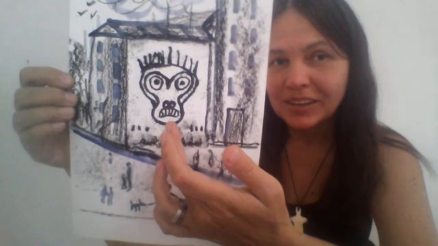 ОТ ПЕРВОБЫТНОГО ИСКУССТВА К НАРОДНОМУ. Часть 9. Граффити. Ролик 2: рисование, аппликация. смотреть онлайн