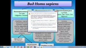 География 5 класс. Расы Человека