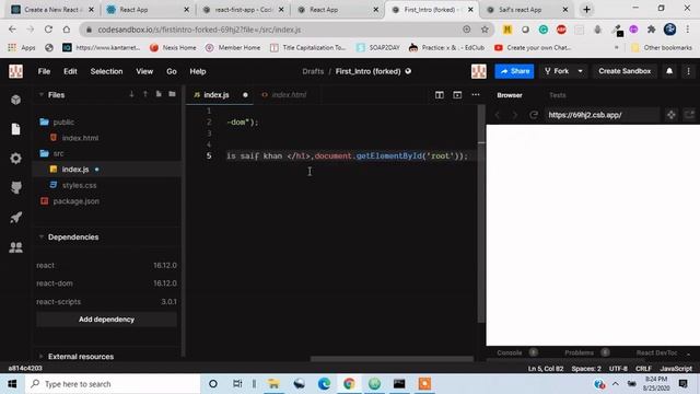Beginner's Guide to React Apps: Getting Started with JSX! смотреть онлайн