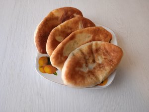 Тонкие пирожки на картофельном отваре