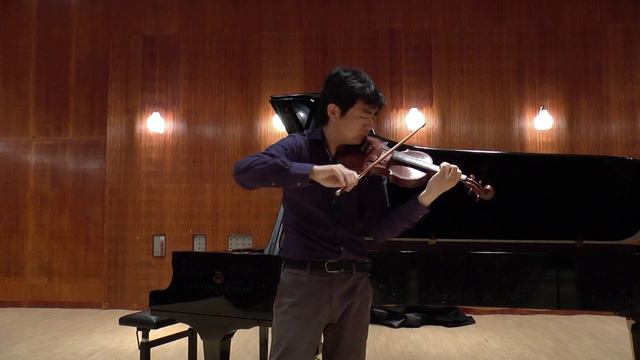 Kehan Zhang Plays E. Ysaÿe Sonata for Solo Violin No.6 смотреть онлайн